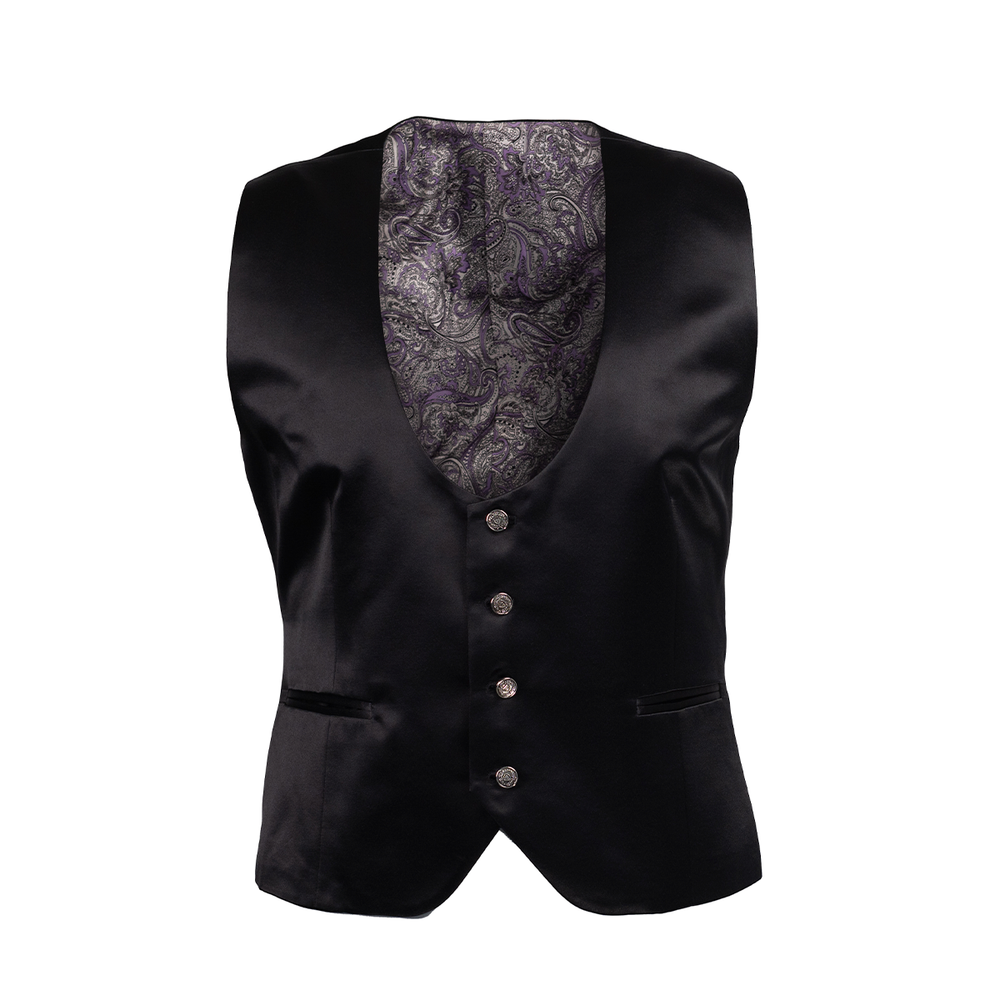 Black Wedding Vest