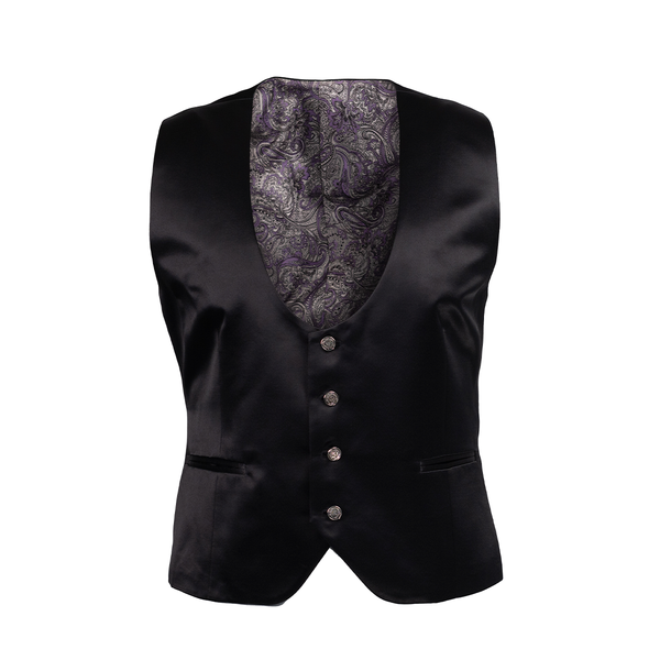 Black Wedding Vest