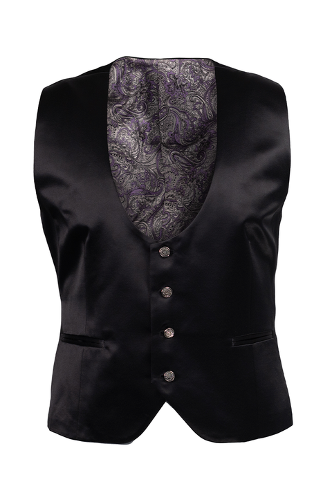 Black Wedding Vest
