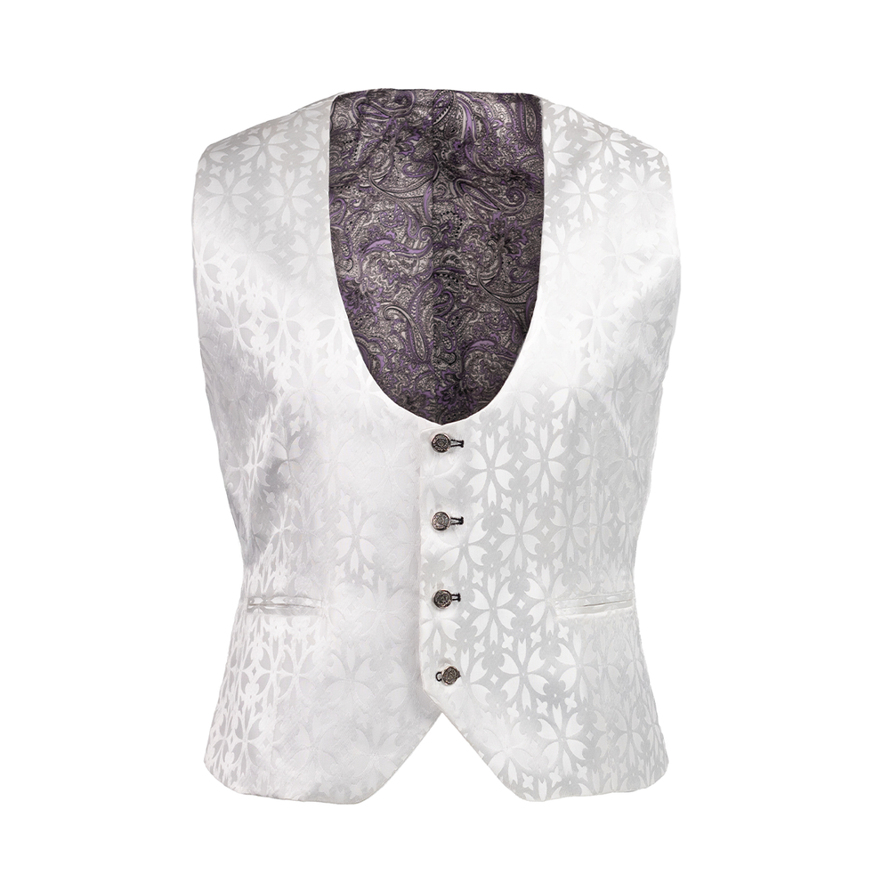 White Wedding Vest