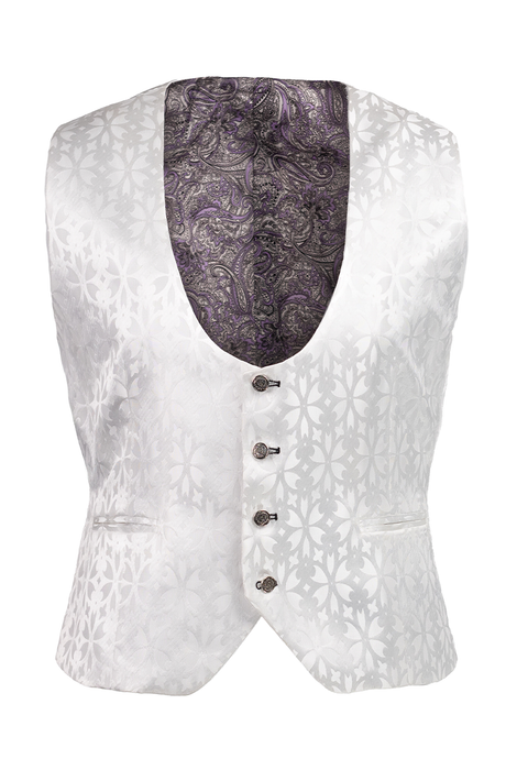 White Wedding Vest