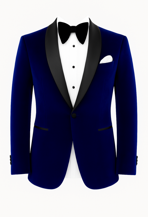 The Cobalt Velvet Jacket