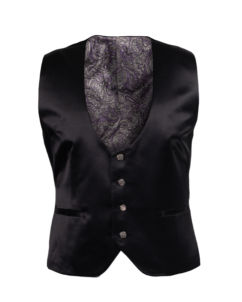 Black Wedding Vest