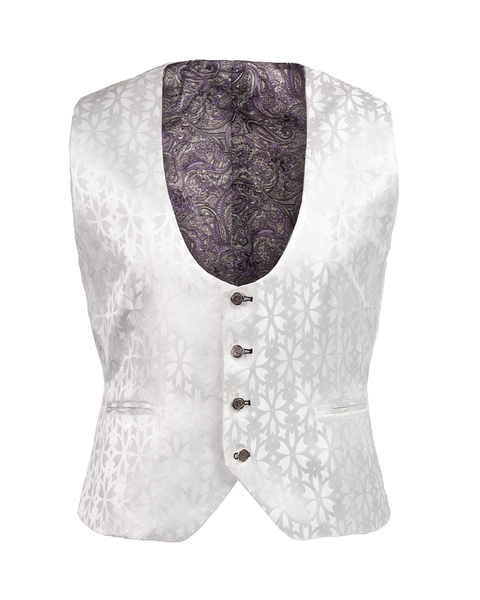 White Wedding Vest